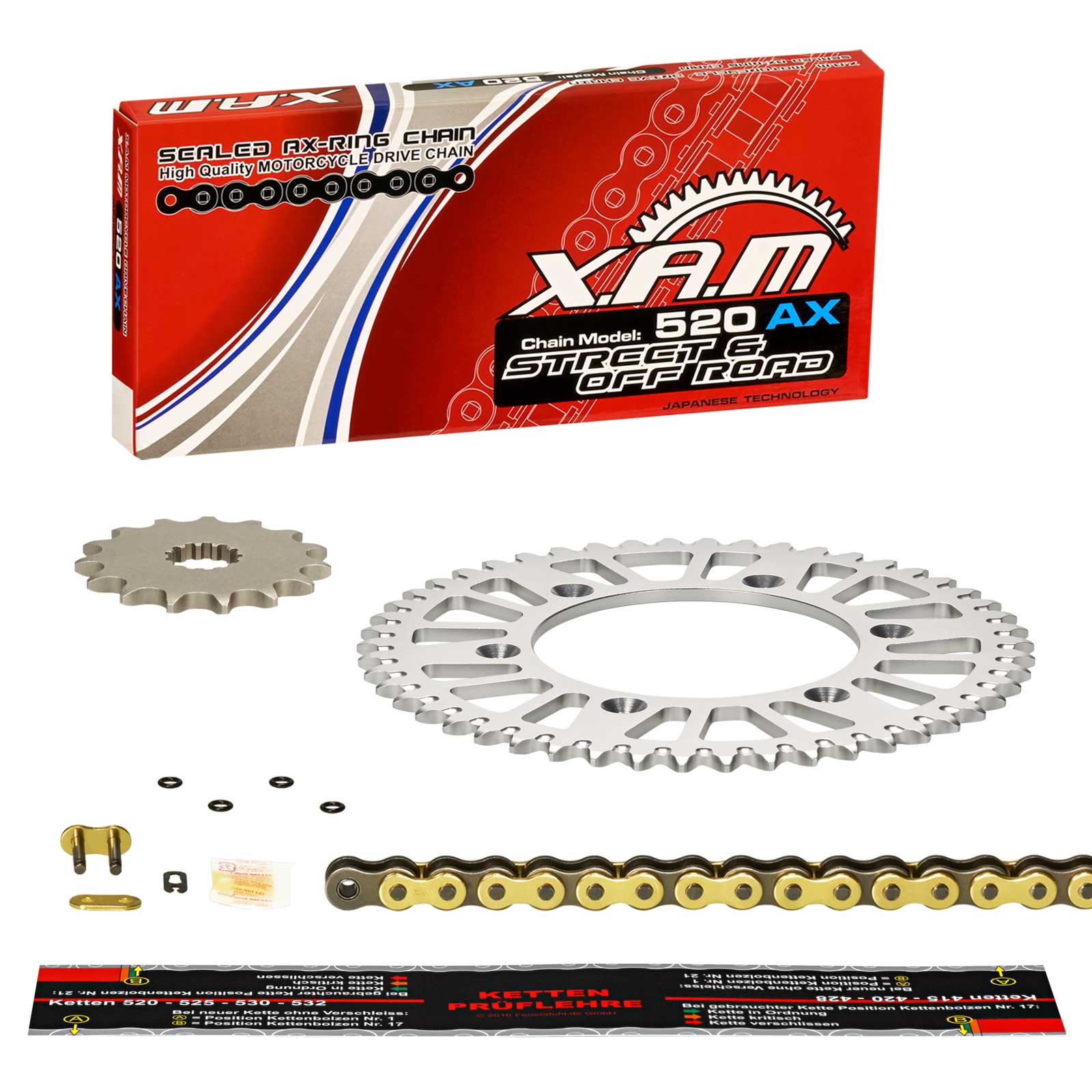 Kettensatz Yamaha Yz Xam Extra Verst Rkt Gold X